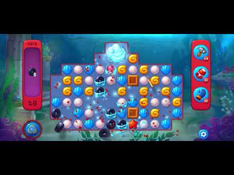 Fishdom Hard level 11078 no boosters フィッシュダム ハード