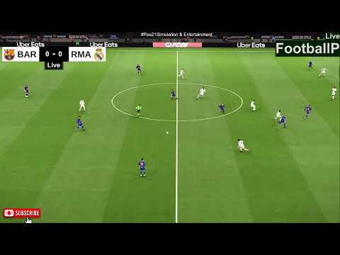 FC Barcelone vs Real Madrid Match | La Liga | Simulation de Match eFootball Pes21