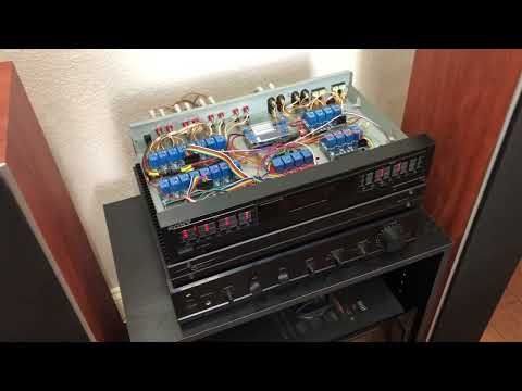 Amplifier and speaker selector.