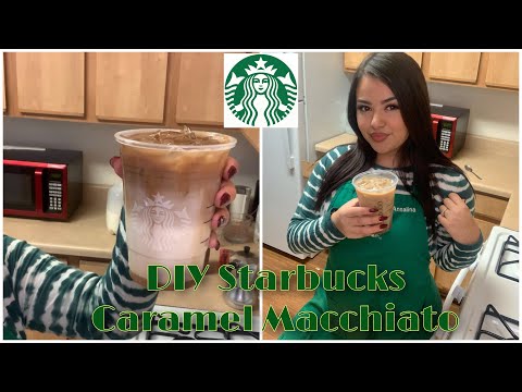 How to make an Iced Caramel Macchiato from a Starbucks Barista