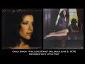 Carly Simon "One Love Stand" (released June 5, 1976)