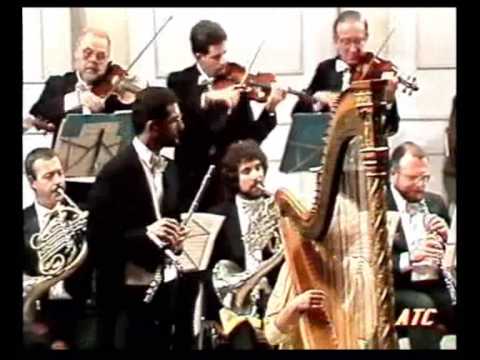 Claudio Barile-Marielle Normand-Camerata Bariloche -E.Khayat (1991)- Mozart K.299 Concert for flute, harp and orquestra 3 er. Mov