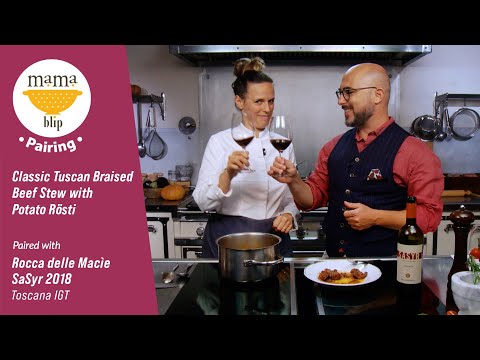 15 Minute Italian Dinner Recipe | Classic Tuscan Braised Beef Stew with Potato Rösti