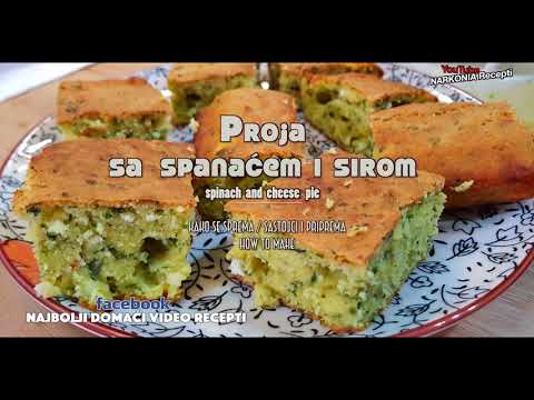KUKURUZA - Domaća PROJA sa spanaćem i sirom 🧀 RECEPT