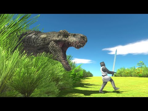 Escape from Carnivore Dinosaurs - Animal Revolt Battle Simulator