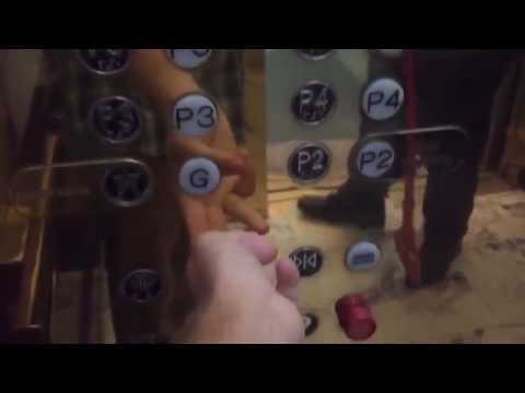 BEAUTIFUL OTIS Vanity Elevonic 411 Traction Elevators @ Figueroa Tower, Los Angeles, CA