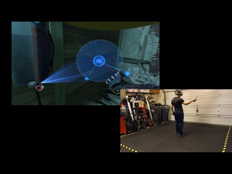 Half Life: Alyx VR - Untethered in Large Roomscale - Index Controllers