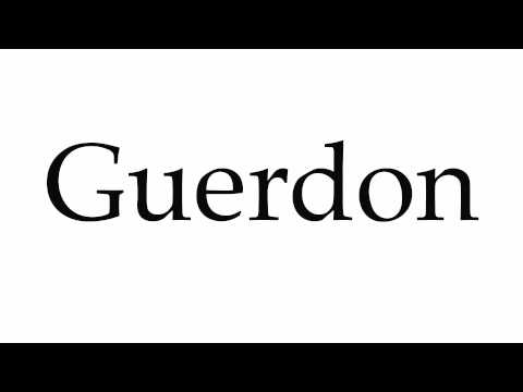 How to Pronounce Guerdon