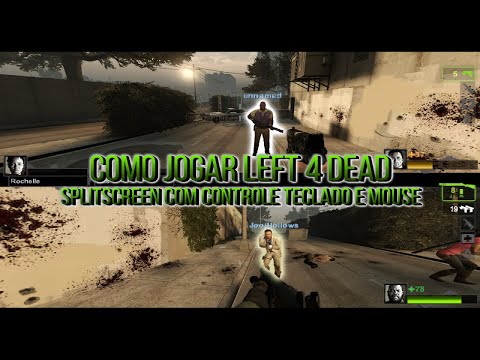 HOW TO PLAY LEFT 4 DEAD SPLITSCREEN / SPLIT SCREEN / COOP WITH KEYBOARD AND MOUSE CONTROL ON PC