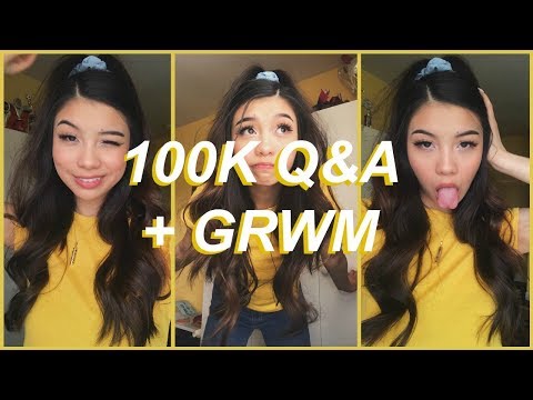 answering your questions while i get ready *100k Q&A +GRWM*