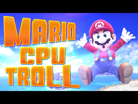 Super Smash Bros. Wii U - Mario CPU Troll