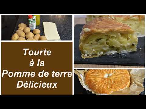 Tourte à la pomme de terre - recette de tourte facile et pas chère