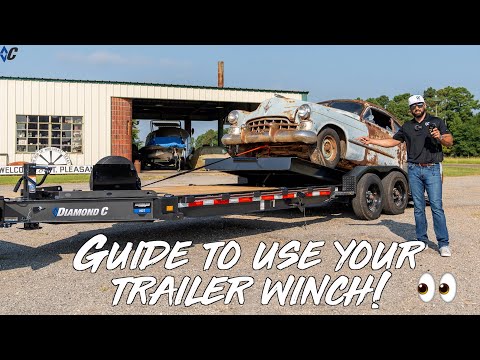 How to Use Your Trailer Winch | Diamond C