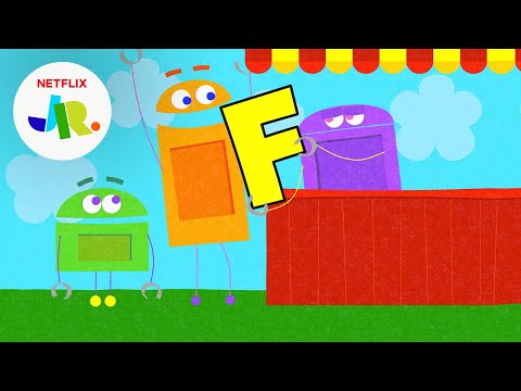 Letter F | StoryBots ABC Alphabet for Kids | Netflix Jr