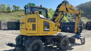 Pelle sur pneus Komatsu PW98 MR Hjulgraver med knekkbom, skjær, støttelabber, og fast so à vendre - Image 4 | Machineryline BF Pelle sur pneus Komatsu PW98 MR Hjulgraver med knekkbom, skjær, støttelabber, og fast so | Image 4 - Machineryline