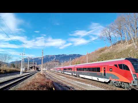 20251213 10:29 Payerbach-Reichenau: RJ #railjet #südbahn #obb #austria