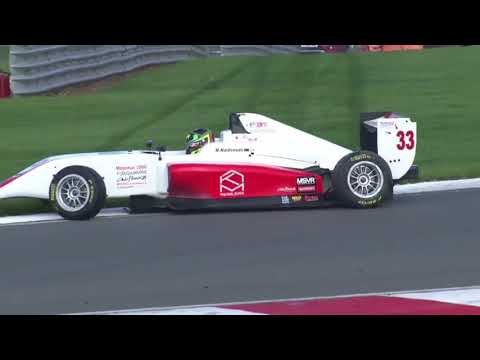 2018 Formula 3 @ Donington - Maldonado Crashes