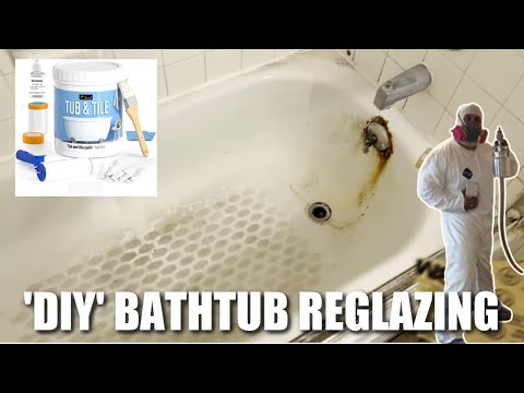 DIY BATHTUB REGLAZING for BEGINNERS and PROFESSIONALS with DWIL TUB and TILE REFINISHING KIT