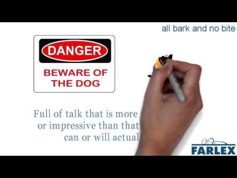 all bark and no bite