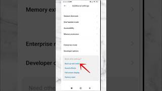 Download lagu Automatic restore and backup in redmi phones | Backup storage and data #shorts #backup #data mp3 Download lagu Automatic restore and backup in redmi phones | Backup storage and data #shorts #backup #data mp3