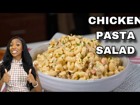 How To Make The BEST Chicken Pasta Salad | Christmas Side Dish