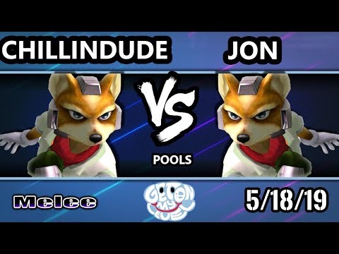 GOML 2019 SSBM - Chillindude (Fox) Vs. Jon (Fox) Smash Melee Tournament Pools