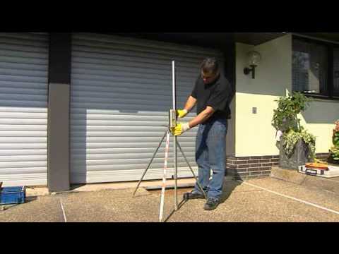 Anhebung einer abgesackten Garageneinfahrt durch Uretek