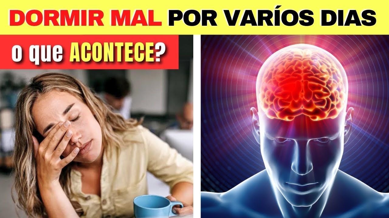 O que ACONTECE se você NÃO DORMIR BEM por VÁRIOS DIAS (e o que fazer!)