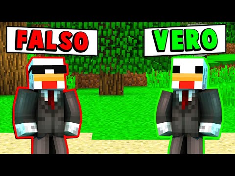 BELLAFACCIA FALSO ENTRA NEL MIO MONDO - Minecraft ITA