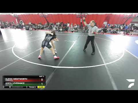 112-117 Lbs Cons. Semi - Amiya Leverance, Wisconsin Vs Alexia Wentworth, Minnesota Bfa0