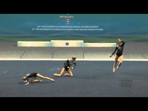 Great Britain GBR   2016 Acrobatic Worlds, Putian City CHN Balance Women's Group
