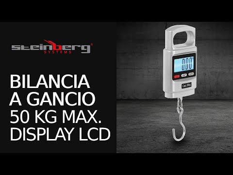 Video - Bilancia sospesa - 50 kg / 0,02 kg - LCD - Digitale