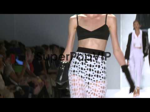 Models walk the runway at Milly by Michelle Smith -  Spri...