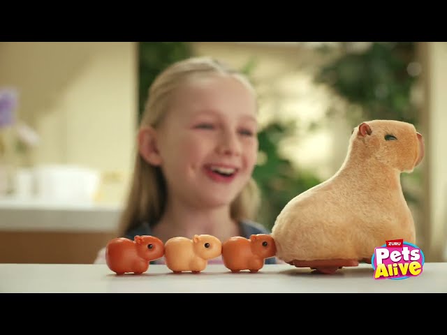 Інтерактивний ігровий набір Pets Alive &ndash; Мама капібара з сюрпризом