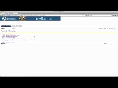 Advising Tutorial Mybanner Overview