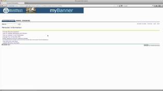 Advising Tutorial - MyBanner Overview