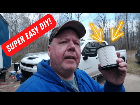 How to Replace the Diesel Fuel Filter on a 2021 Duramax Chevy Silverado 2500HD
