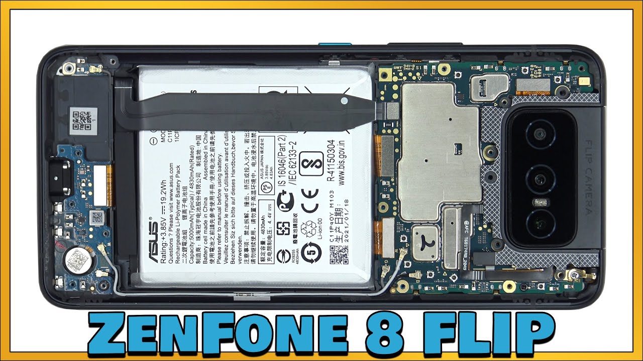 Asus Zenfone 8 Flip Disassembly Teardown Repair Video Review