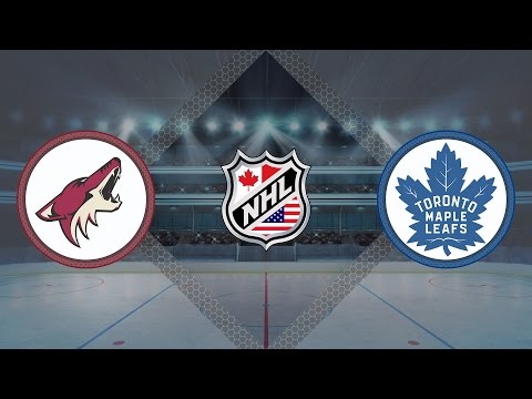 Обзор матча Аризона - Торонто / COYOTES VS MAPLE LEAFS DECEMBER 15, 2016 HIGHLIGHTS