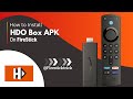 How To Install HDO Box APK On Firestick