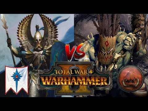 High Elves vs Greenskins | THE HELMS OF SILVER - Total War Warhammer 2