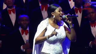 &quot;Now Behold the Lamb&quot; (by Kirk Franklin) lead by Waje, Lagos Community Gospel Choir(LCGC)