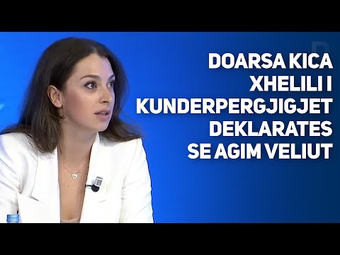 Doarsa Kica Xhelili i kunderpergjigjet deklarates se Agim Veliut