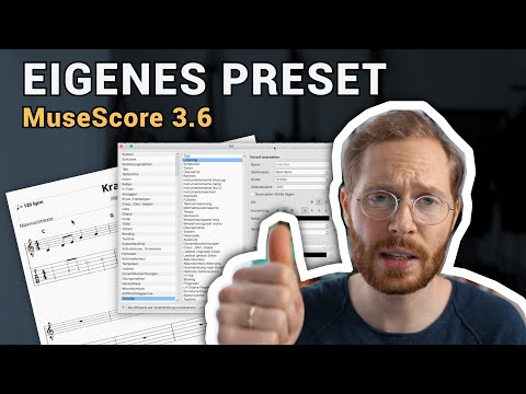 EIGENES PRESET erstellen in MuseScore 3.6 (mit TABs)
