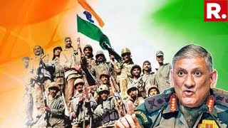 Army Chief General Bipin Rawat Addresses At the Kargil War Memorial In Dras