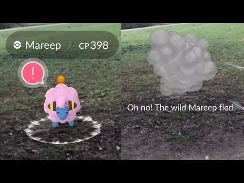 MY SHINY MAREEP RAN AWAY!!! (Pokémon GO Community Day)
