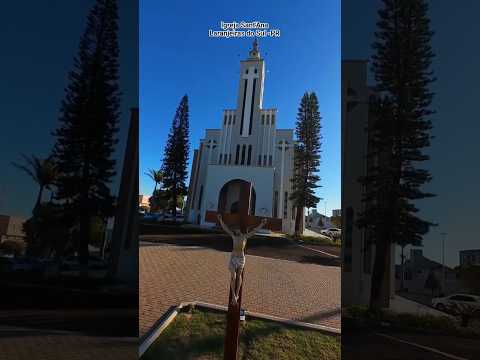 Igreja Sant'Ana em laranjeiras do Sul-PR #turismoreligioso #paraná #interiorparanaense #suldobrasil