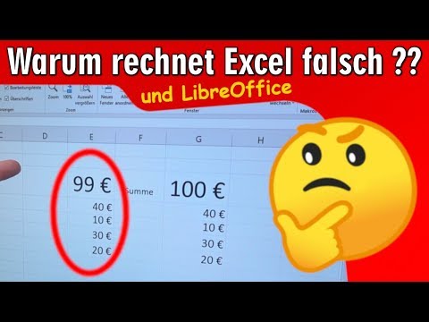 Warum rechnet Excel falsch ❓ LibreOffice aber auch nicht richtig 🤔