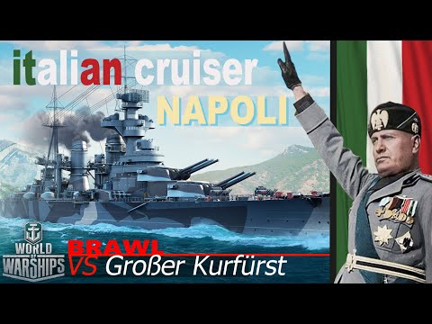 Napoli - Italian Heavy Cruiser | Secondaries on fire | Brawl