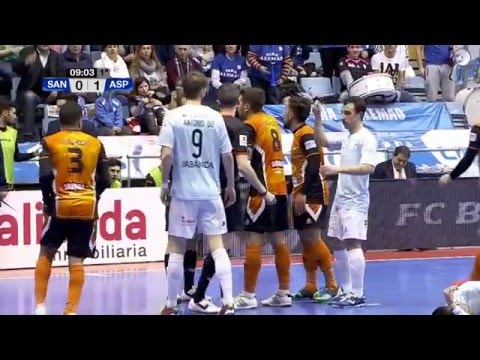 Santiago Futsal vs Aspil Vidal Ribera Navarra Jornada 23